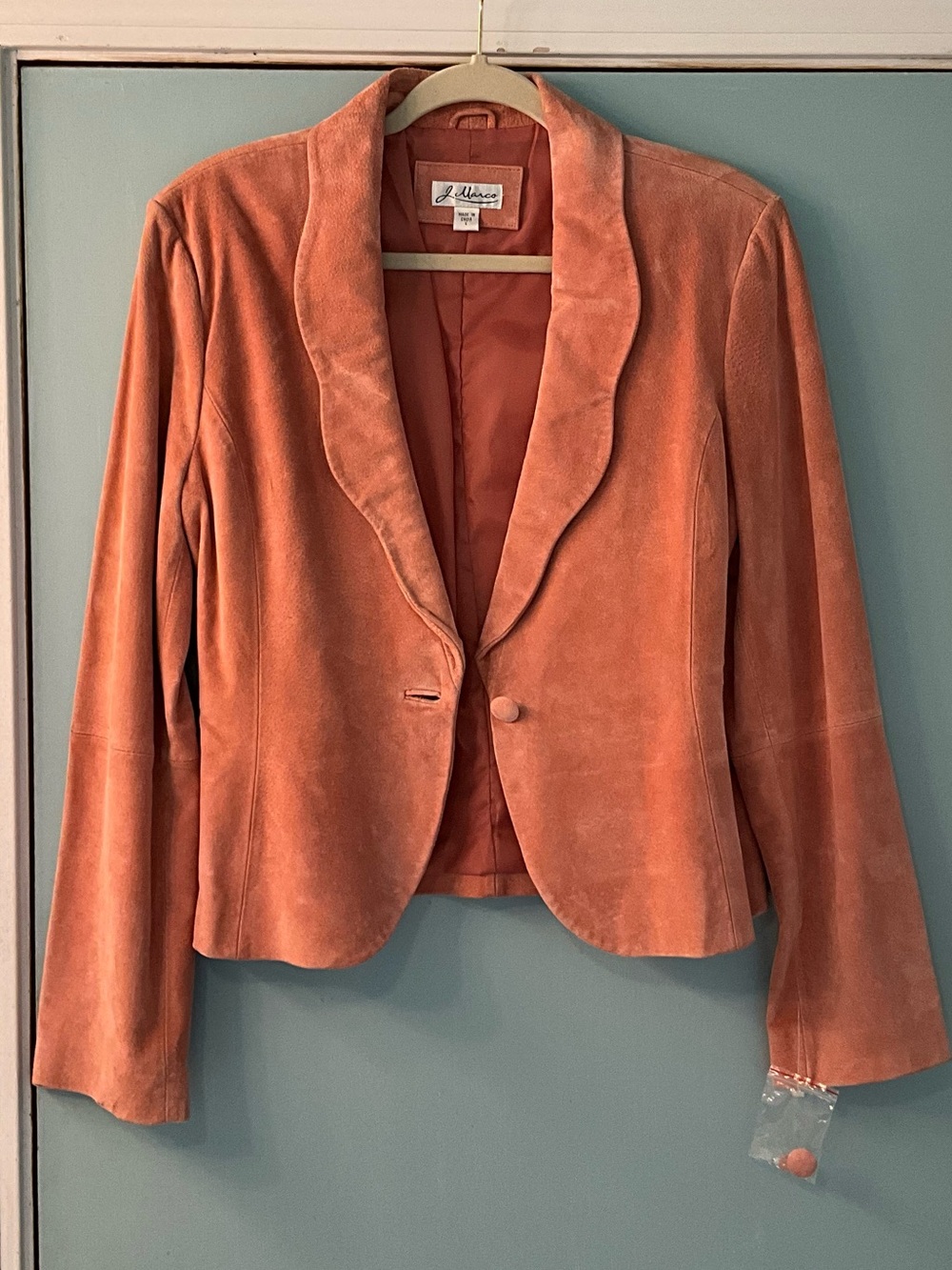 J. Marco Peach Suede Jacket